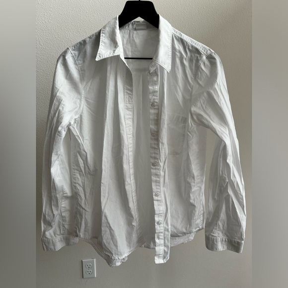 Aritzia Sunday Best White Button Down 100% Cotton - Picture 2 of 6